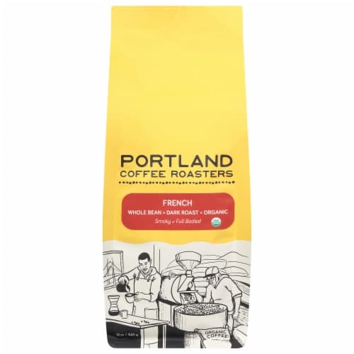 Portland Coffee Roasters French Dark Roast Organic Whole Bean Coffee