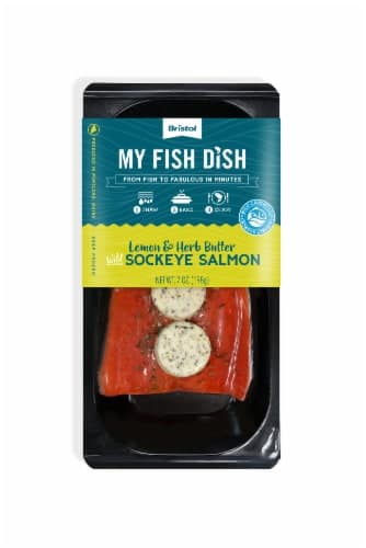 My Fish Dish Lemon & Herb Butter Sockeye Salmon