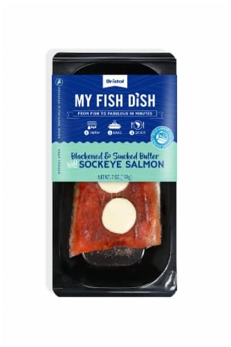 My Fish Dish Blackened & Smoked Butter Sockeye Salmon