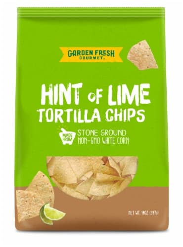 Garden Fresh Gourmet Hint Of Lime Tortilla Chips