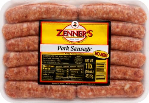 Zenner'S Pork Sausage Links