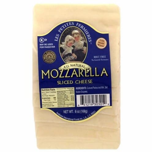 Les Petites Fermieres Mozzarella Cheese Sliced