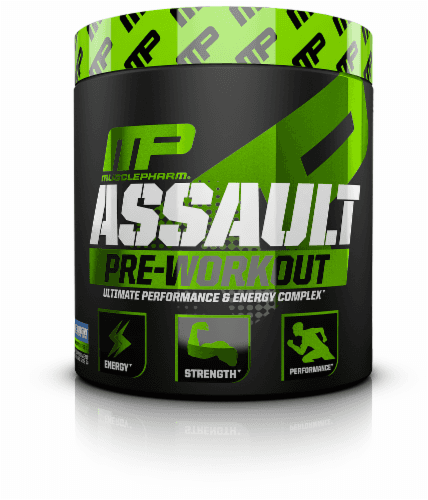 Musclepharm Assault Sport Series Blue Raspberry Pre-Workout Dietary Supplement