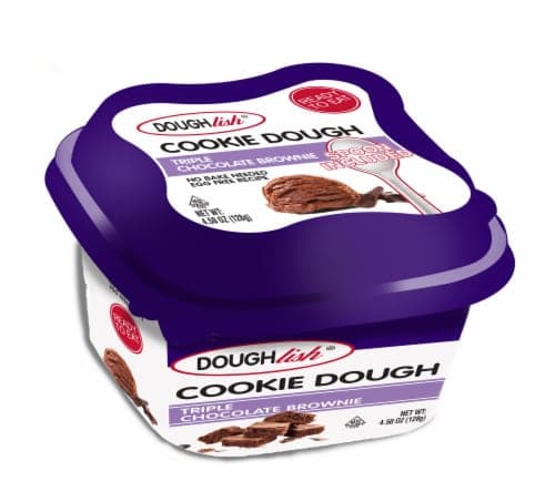 Doughlish Edible Cookie Dough Triple Chocolate Brownie