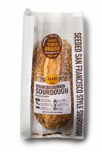 Izzio Seeded San Francisco Style Sourdough Bread