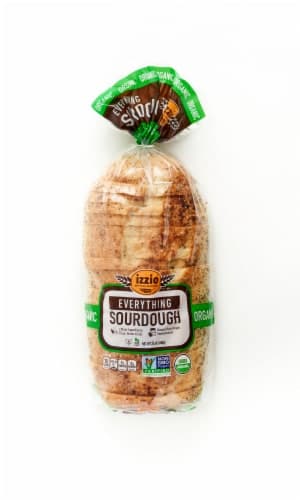 Izzio Artisan Bakery Everything Sourdough Artisan Bread