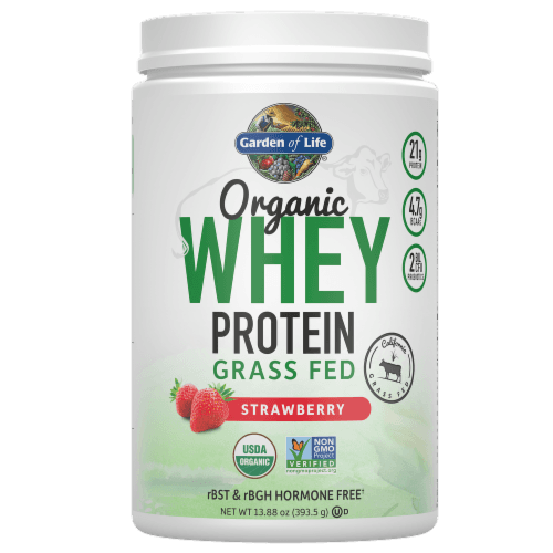 Garden Of Life Organic Grassfed Strawberry Whey Protein