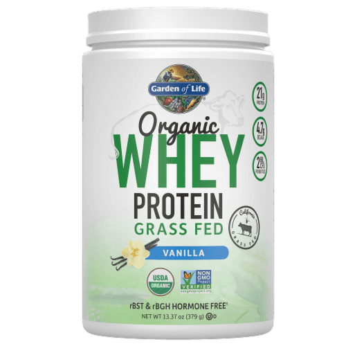 Garden Of Life Organic Grassfed Vanilla Whey Protein