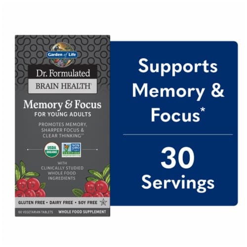 Garden Of Life Dr Formulated Memory & Focus For Young Adults Vegetarian