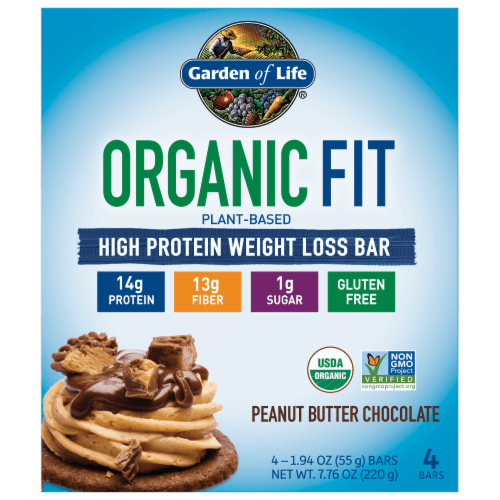 Garden Of Life Organic Fit Peanut Butter Chocolate Bars