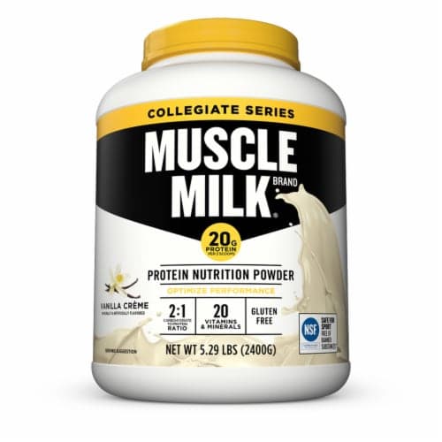 Muscle Milk Vanilla Creme Protein Nutrition Powder