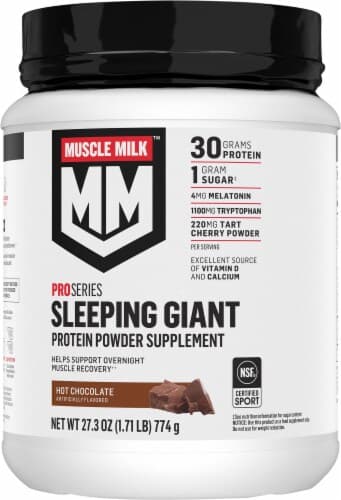 Muscle Milk Pro Series Sleeping Giant Protein Powder Supplement - Hot Chocolate