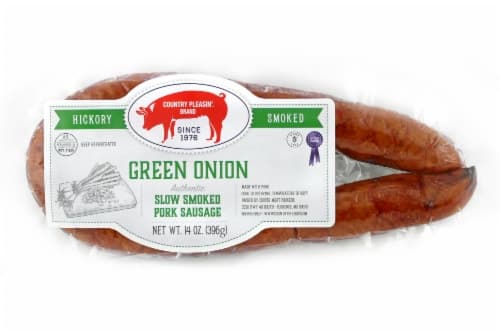 Country Pleasin' Green Onion Slow Smoked Pork Sausage