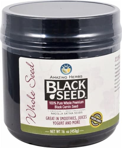 Amazing Herbs Pure Whole Premium Black Cumin Seeds