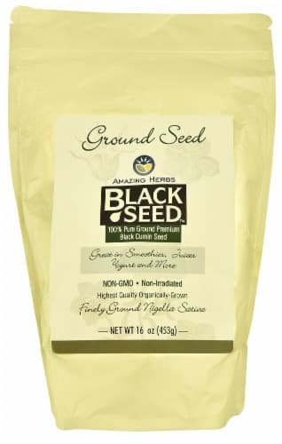 Amazing Herbs Black Seed Finely Ground Black Cumin Seed