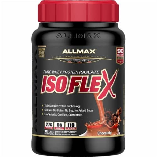 Allmax Nutrition  Isoflex Pure Whey Protein Isolate   Chocolate