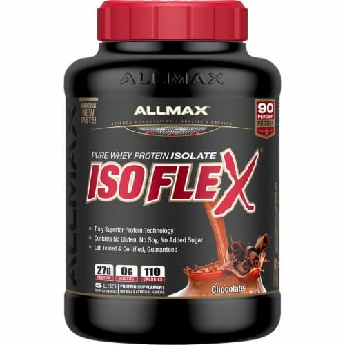 Allmax Nutrition Isoflex Chocolate Flavored Pure Whey Protein Isolate
