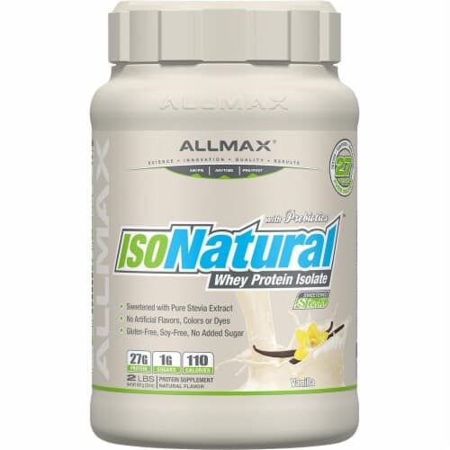Allmax Nutrition  Isonatural Whey Protein Isolate   Vanilla
