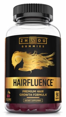 Zhou Hairfluence Hair Growth Formula Dietary Supplement Gummies