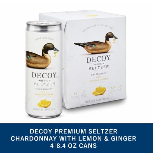 Decoy Premium Chardonnay With Lemon & Ginger Seltzer 