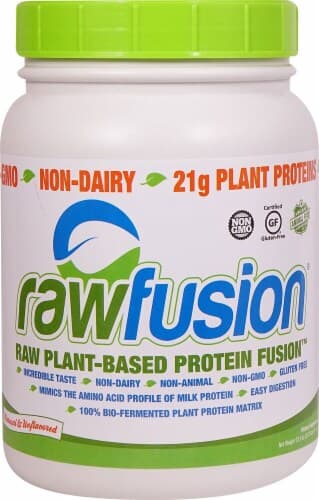 Rawfusion Natural & Unflavored Plant-Based Protein Fusion Supplement