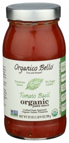 Organico Bello Pasta Sauce Organic Tomato Basil