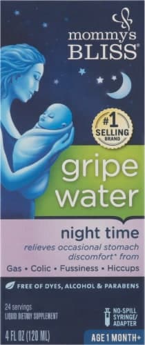 Mommy'S Bliss  Gripe Water Liquid Dietary Supplement Nighttime 1 Month+