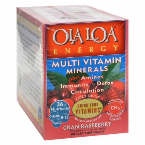 Ola Loa Energy Cran-Raspberry Multi Vitamin