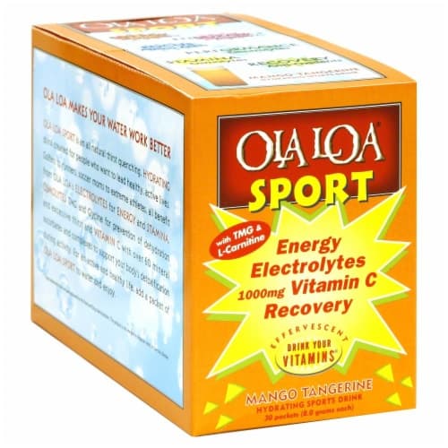 Ola Loa Sport Mango Tangerine Energy Drink