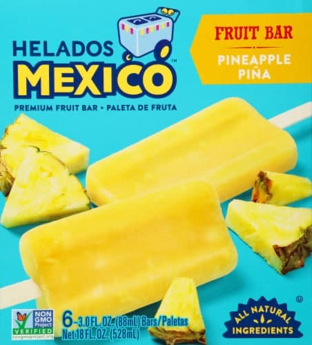 Helados Mexico Pina Pineapple Ice Cream Bars