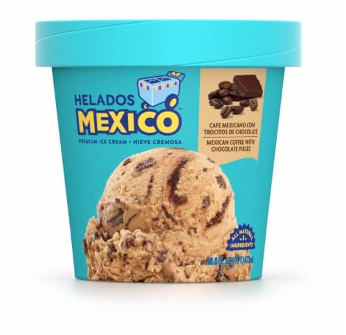 Helados Mexico Mexico Mexican Coffee With Chocolate Pieces Ice Cream