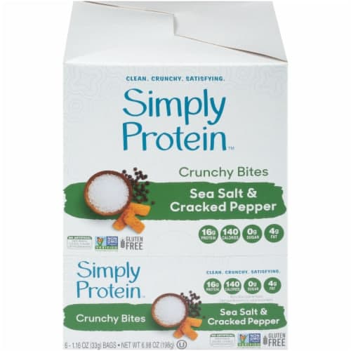Simplyprotein Sea Salt & Cracked Pepper Crunchy Bites