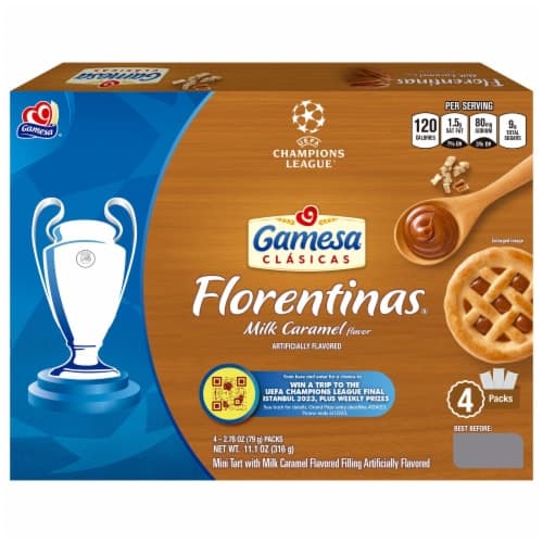 Gamesa Clasicas Florentinas Caramel Cookies