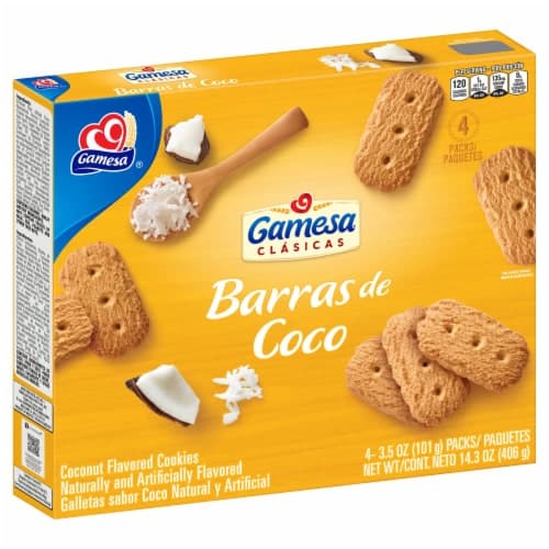 Gamesa Cookies Barras De Coco Coconut