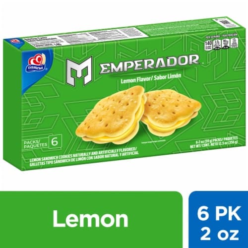 Gamesa Cookies Sandwich Emperador Creme Piruetas Lime