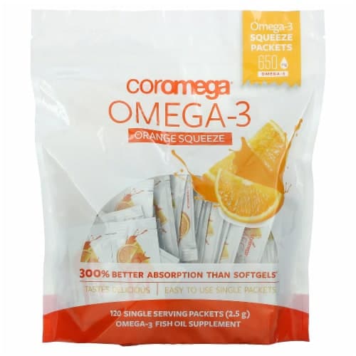 Coromega Omega-3 Orange Squeeze