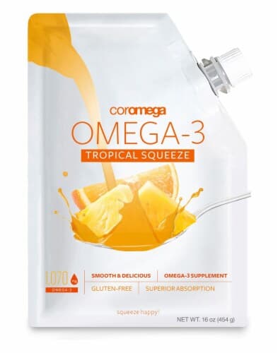 Coromega  Omega-3   Tropical Squeeze