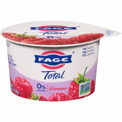 Fage Total 0% Milkfat Raspberry Greek Yogurt