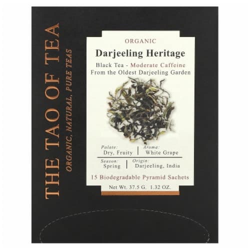 The Tao Of Tea 235801 Pyramid Sachets Darjeeling Heritage