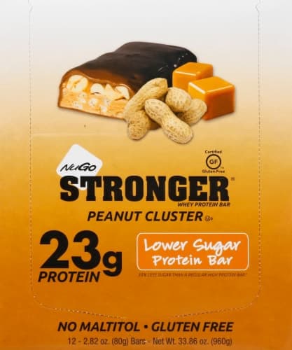 Nugo Stronger Peanut Cluster Protein Bars