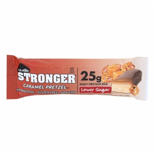 Nugo Nutrition Bar - Stronger Caramel Pretzel