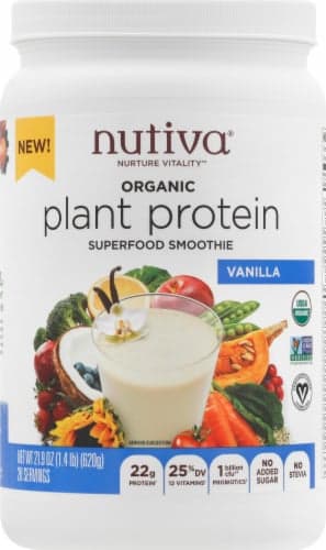 Nutiva Organic Plant Protein Superfood Smoothie - Vanilla