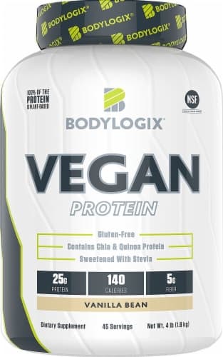 Bodylogix  Vegan Protein   Vanilla Bean