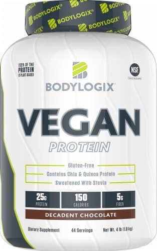 Bodylogix  Vegan Protein   Decadent Chocolate