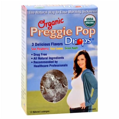 Three Lollies Organic Preggie Pop Drops Assorted Fruit