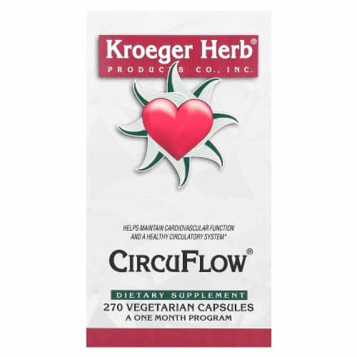 Kroeger Herb Circuflow Dietary Supplement Capsules