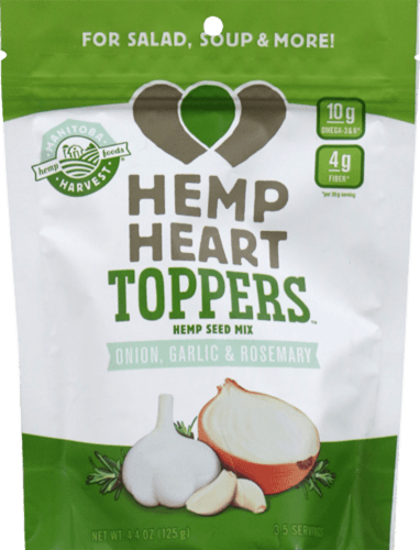 Manitoba Harvest Hemp Heart Toppers Hemp Seed Mix With Onion Garlic & Rosemary