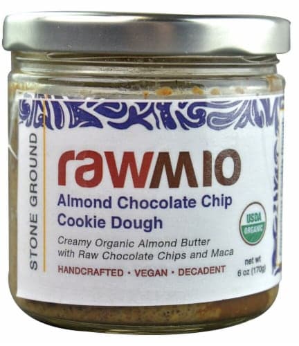 Windy City Organics  Rawmio Organic Almond Butter   Chocolate Chip Cookie Dough
