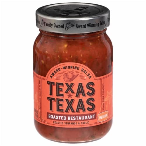 Texas Texas Salsa Roasted Restaurant Style Medium Jar