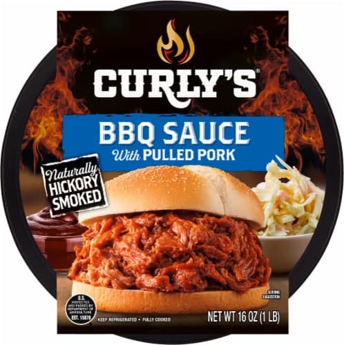 Curlys Cooked Pulled Pork With Bbq Sauce